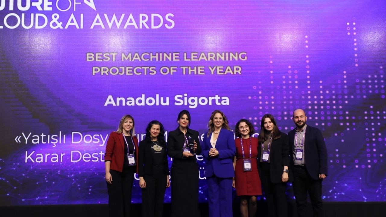 Anadolu Sigorta,  Future of AI & Cloud Awards’ta iki yapay zeka ödülü aldı