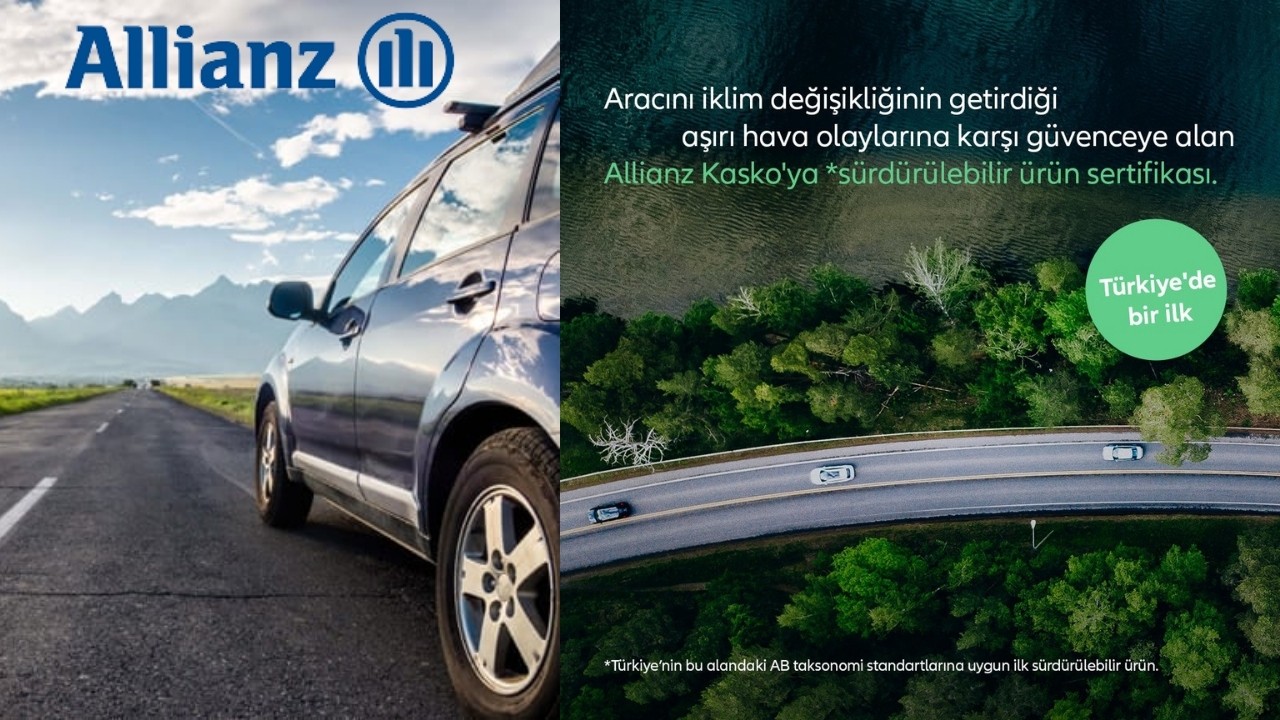 Allianz Kasko,  AB standartlarına göre Türkiye’de ilk sürdürülebilir ürün olarak tescil edildi