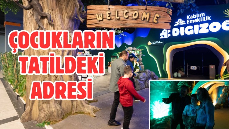 Katılım Emeklilik DigiZoo,  yarı yıl tatilinde çocuklar için eğlencenin adresi oldu